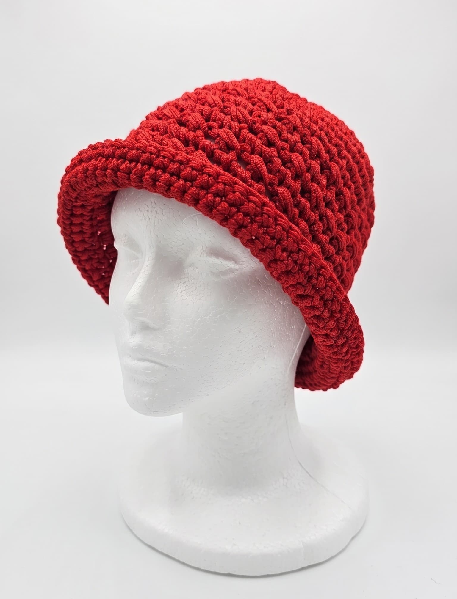 Chapéu estilo Bucket Hat em Crochê Artesanal
