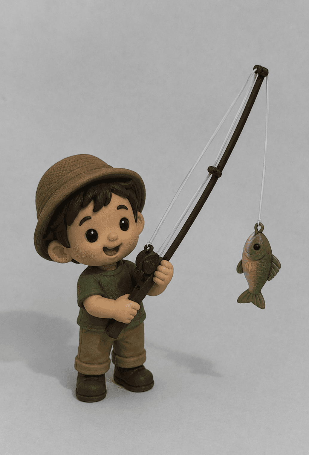 Mini varas de pescar