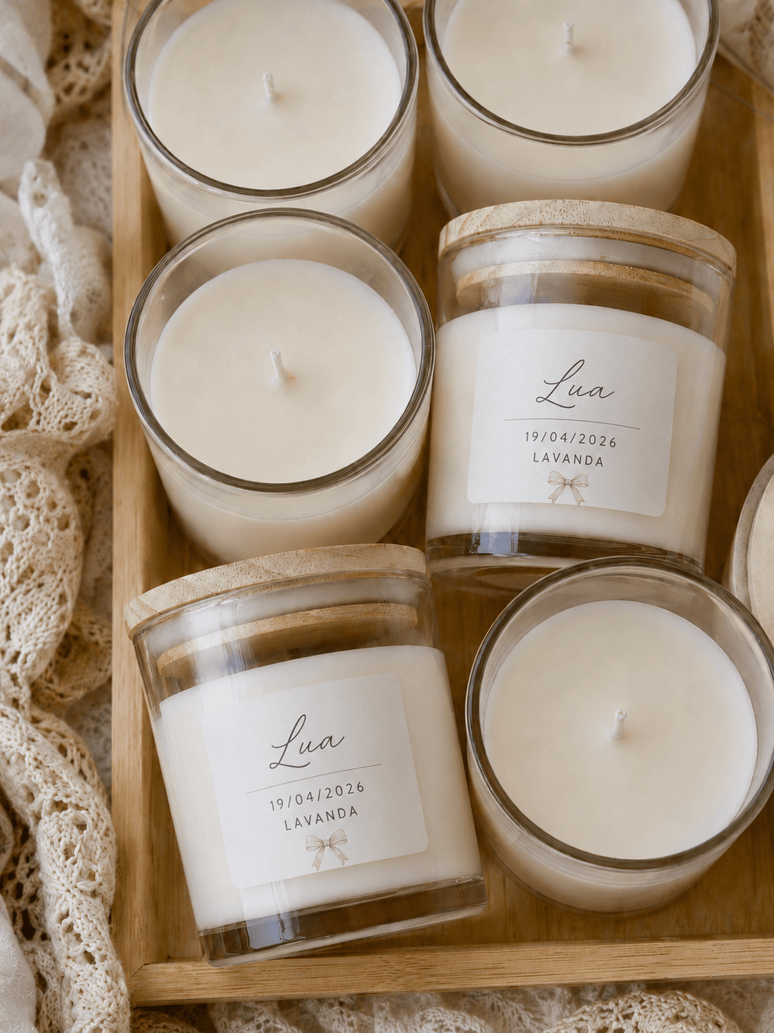 Velas aromáticas personalizadas 70ml
