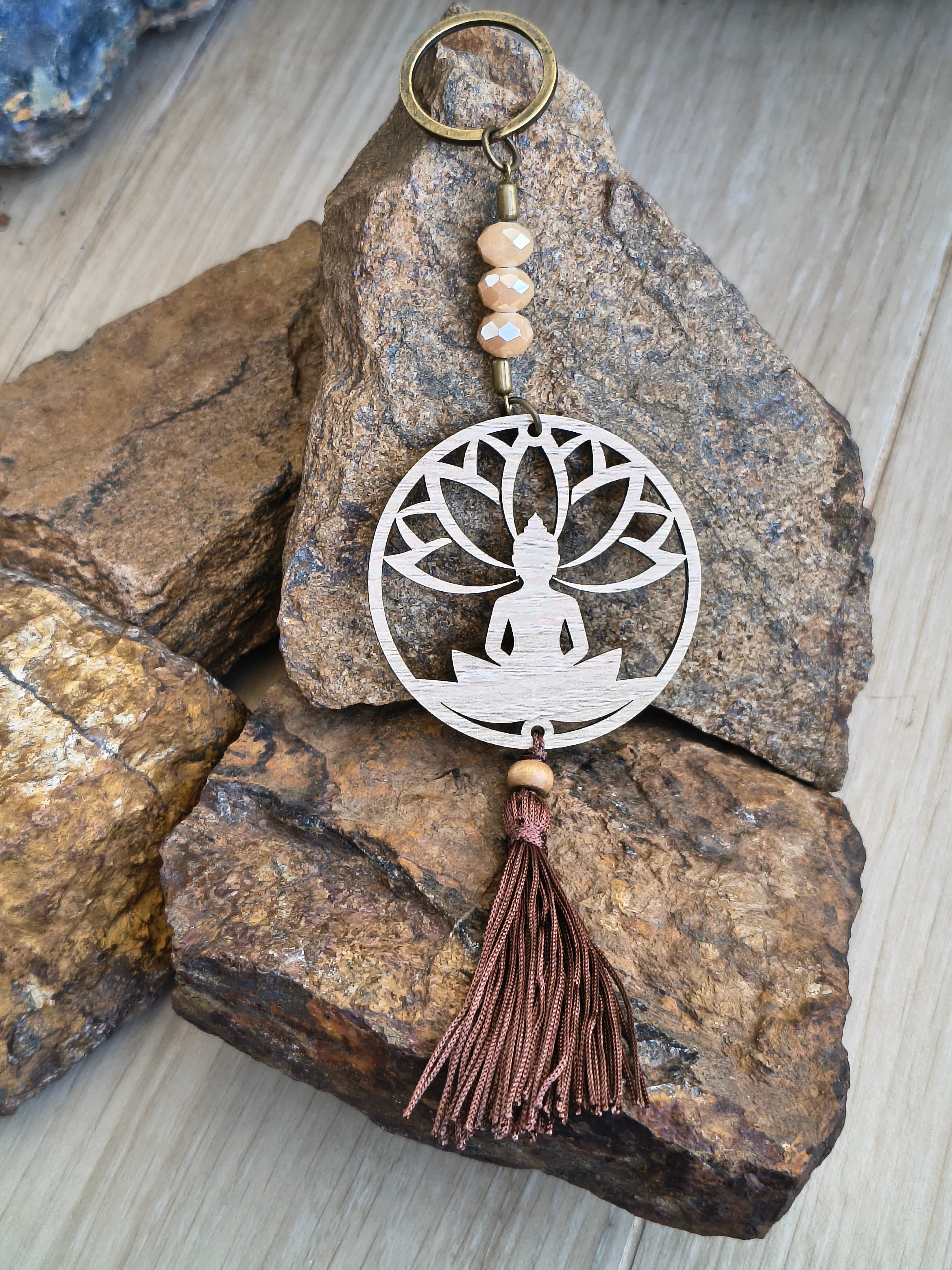 Chaveiro Flor de Lótus Buda