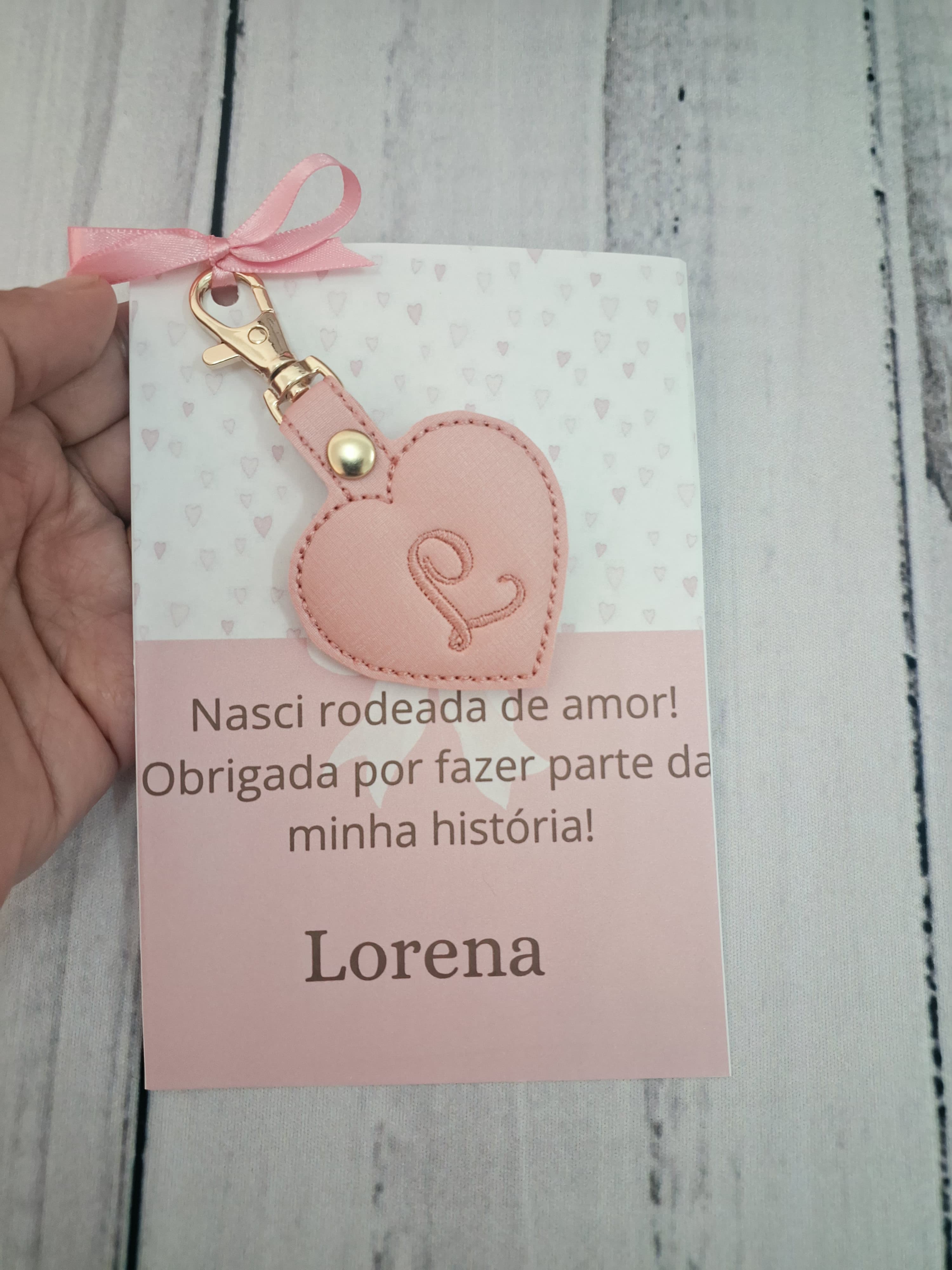 Chaveiro Personalizado para lembrancinha de Nascimento