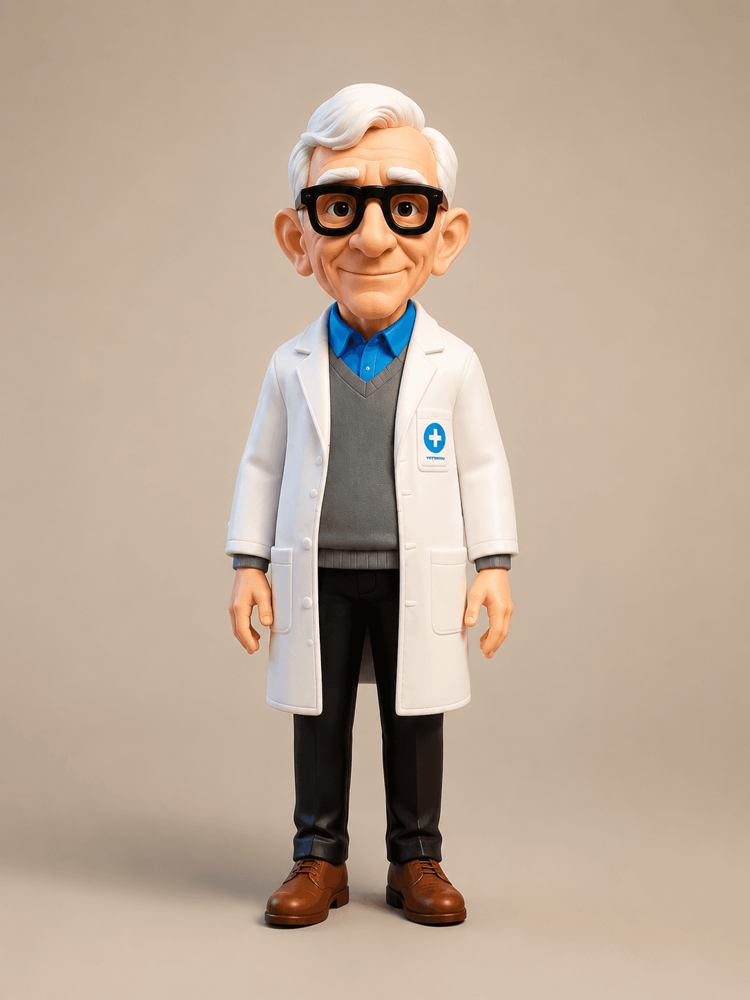 Miniatura Personalizada 3D Pintada à Mão – Feita a partir da sua Foto (18 cm)!
