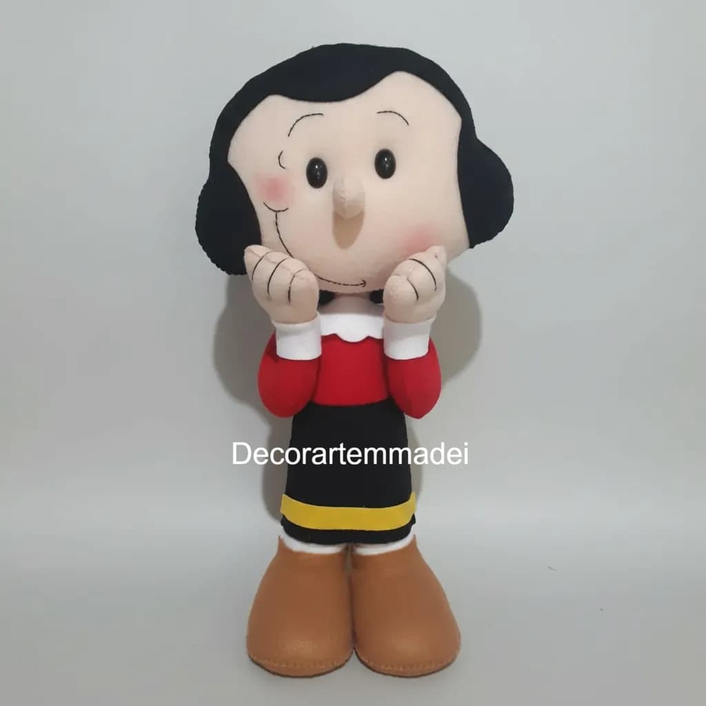 Olívia Palito Boneca Decoração Feltro