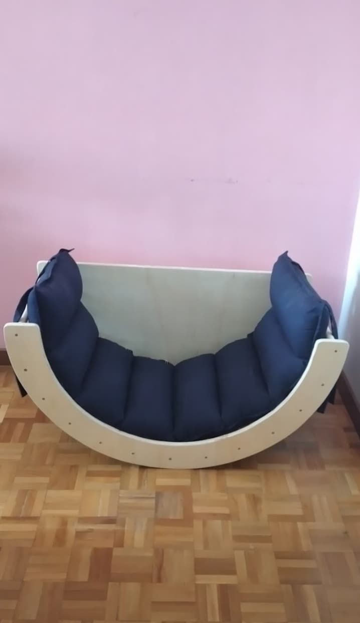 Gangorra Pikler mesinha com almofada, cadeirinha dob e rampa!
