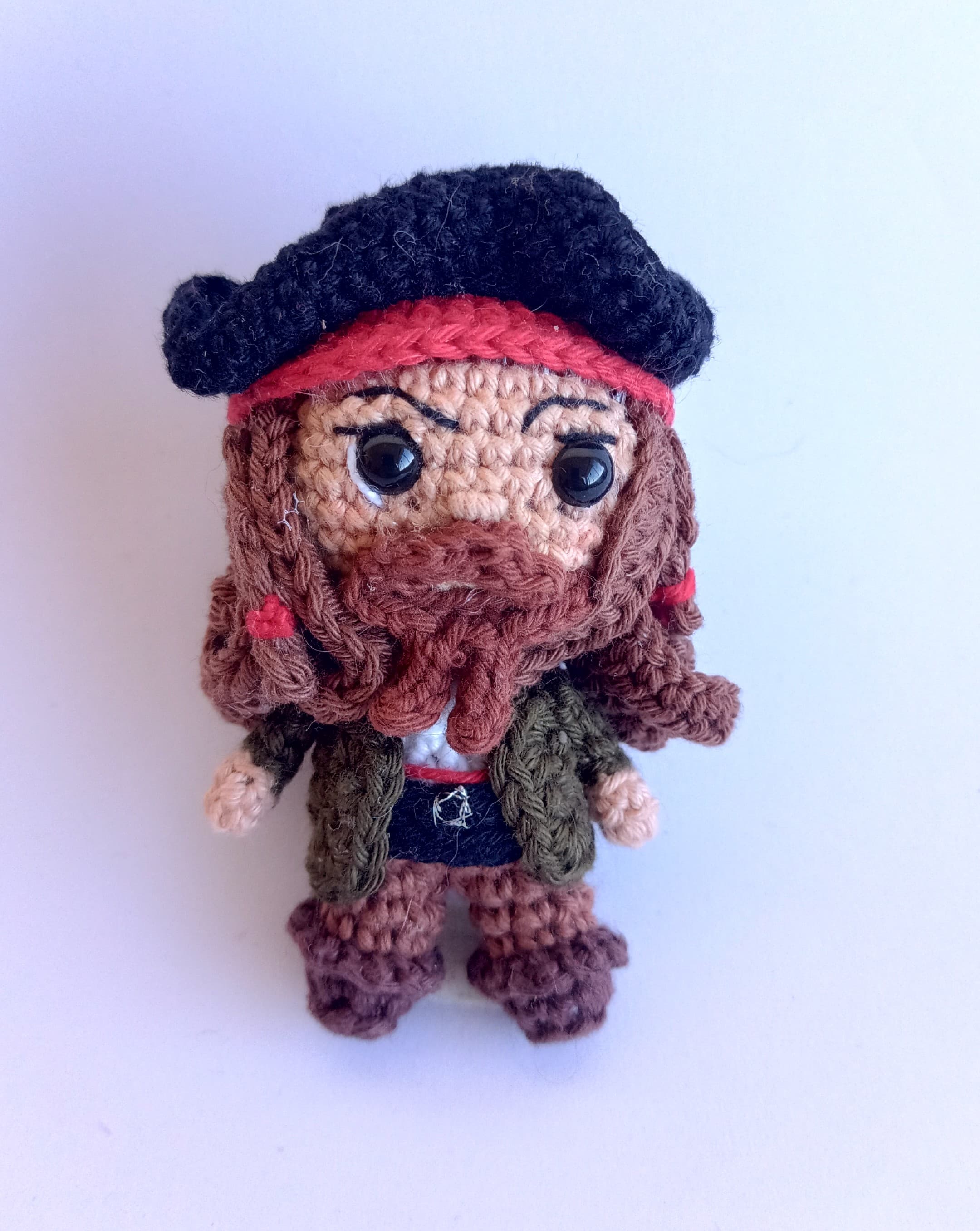 Amigurumi Jack Sparrow Piratas do Caribe - Colecionador