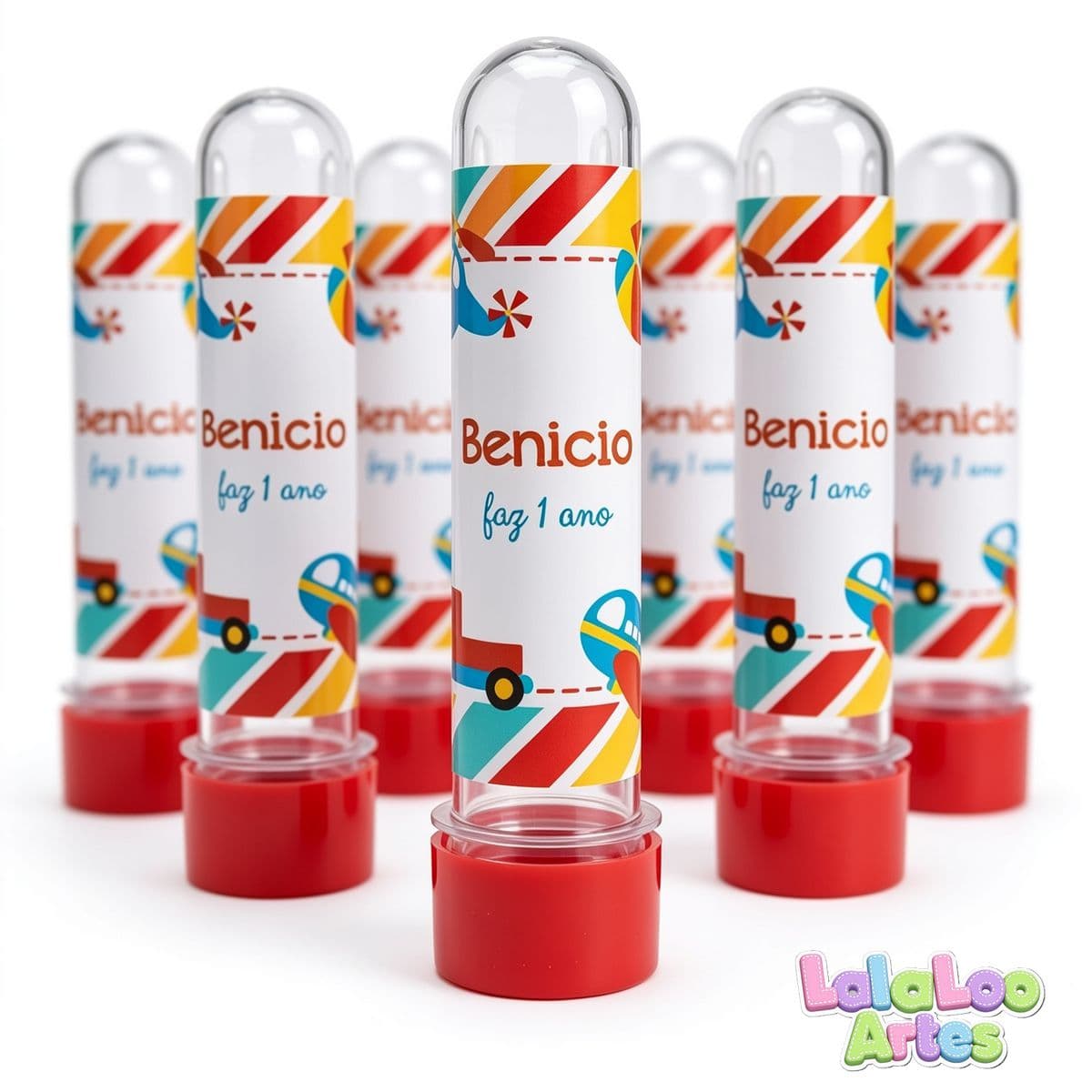 20 Tubete Brinquedos Personalizado