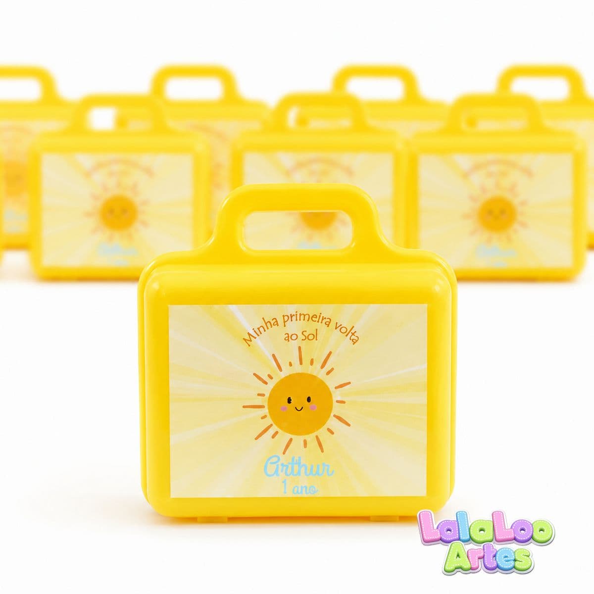 Maletinha Minha Primeira Volta ao Sol Personalizada 2