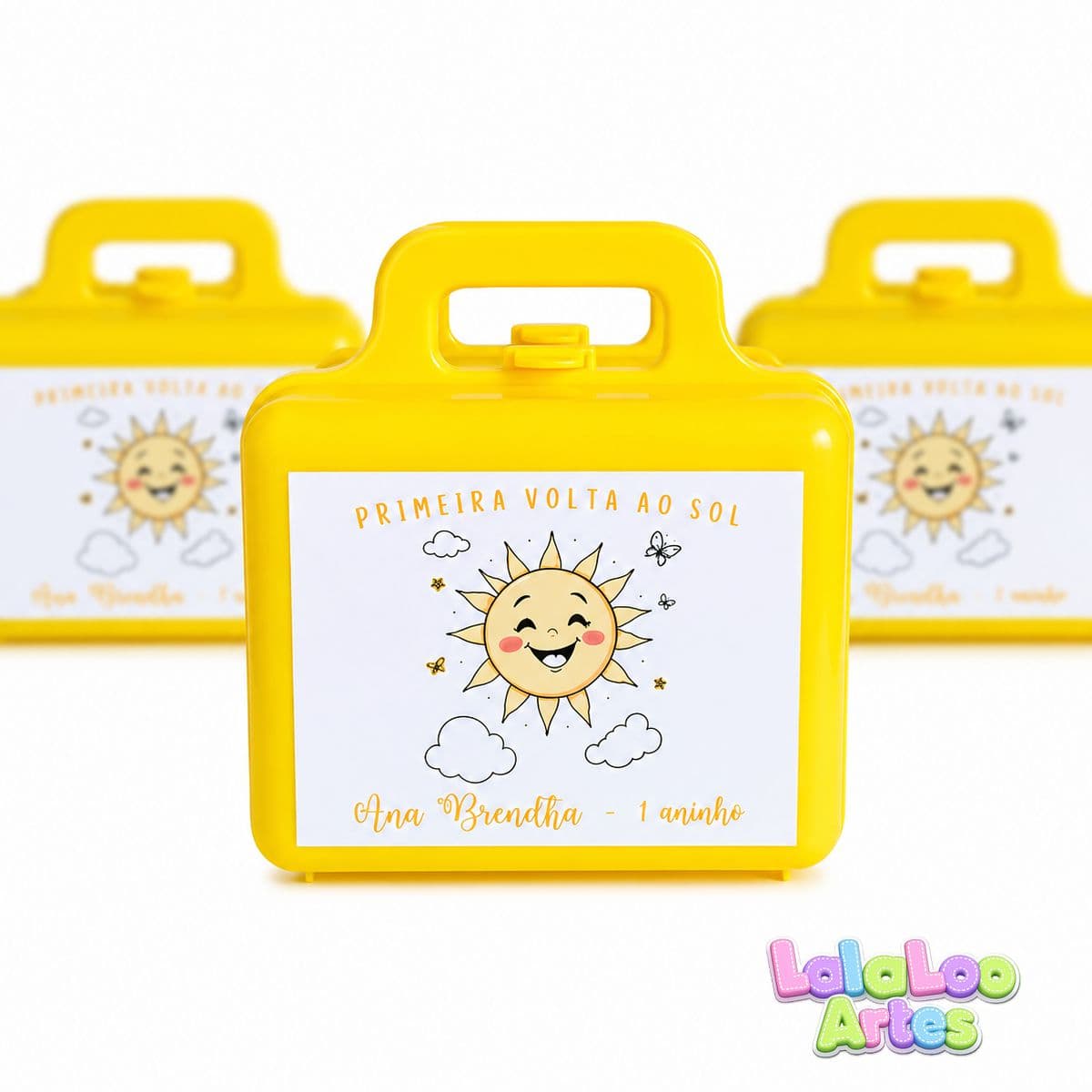 Maletinha Minha Primeira Volta ao Sol Personalizada