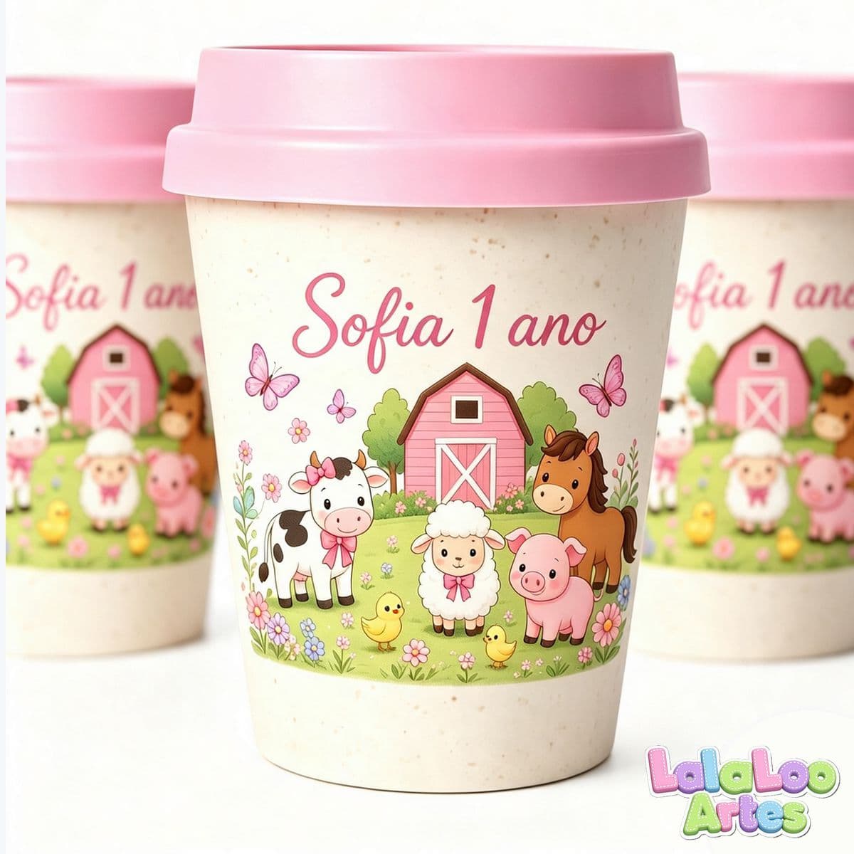 Copo Fazendinha Personalizado