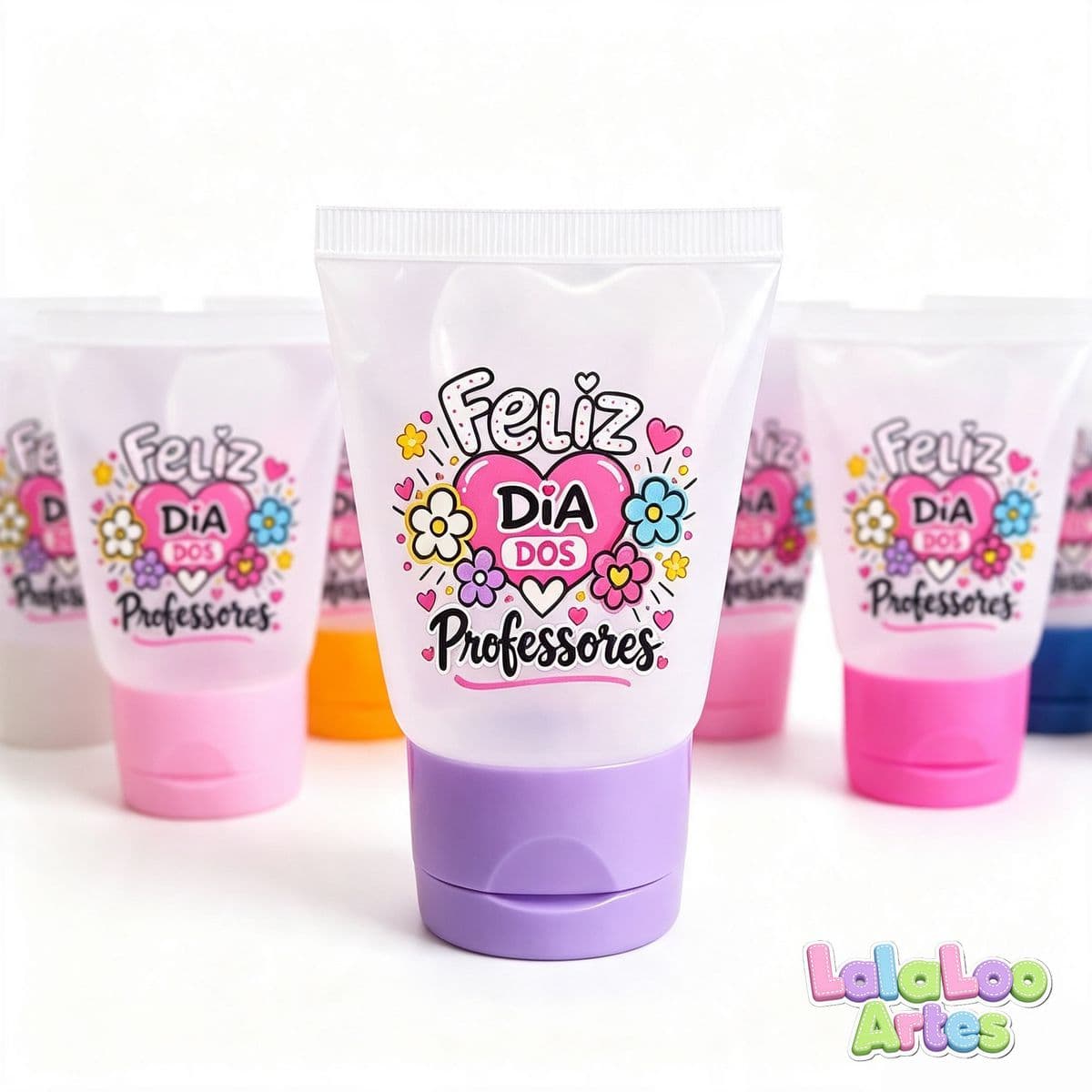 Lembrancinha Dia dos Professores Álcool em Gel