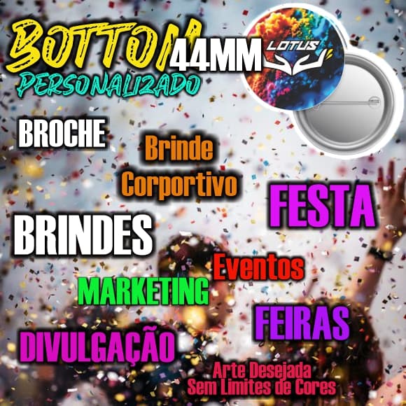 Bottons tamanho 44mm Personalizados (copia)