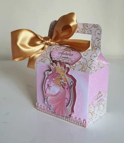 Kit 50 Lembrancinhas para Festa Bela Adormecida/ Aurora