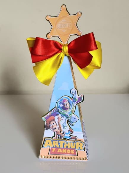 Caixa pirâmide Toy Story