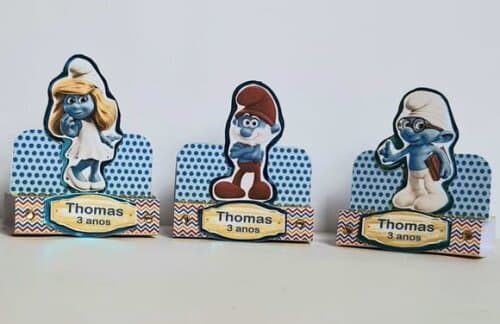 Porta-bis Duplo Smurfs