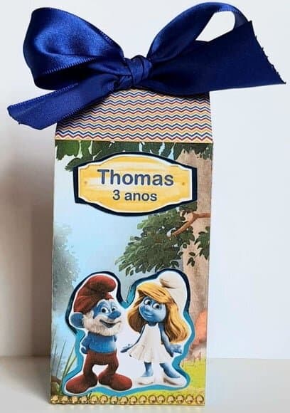 Caixa Milk Smurfs