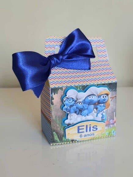 Caixa Maletinha Smurfs