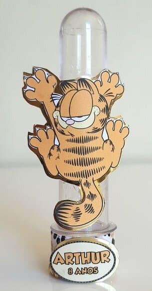 Tubete Lembrancinha de Festa Garfield