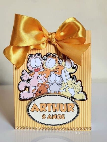 Caixa Sacolinha Garfield