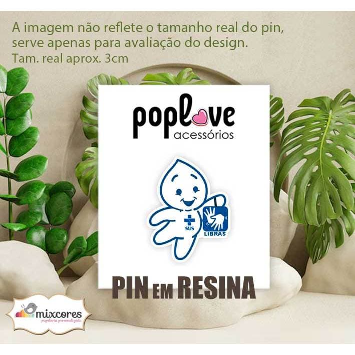 Pin - Zé Gotinha - Apoio a Libras