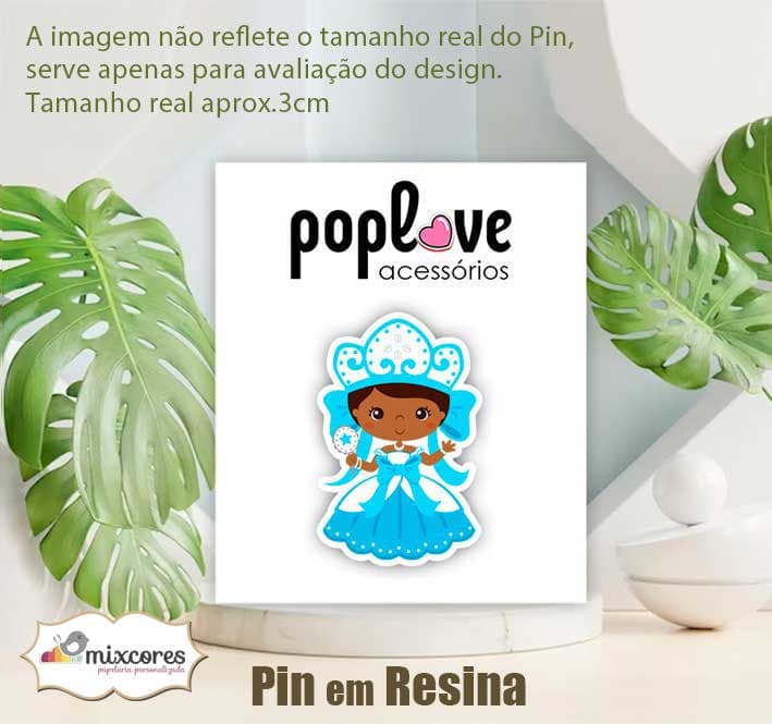 Pin Broche em Resina - Iemanjá Orixás