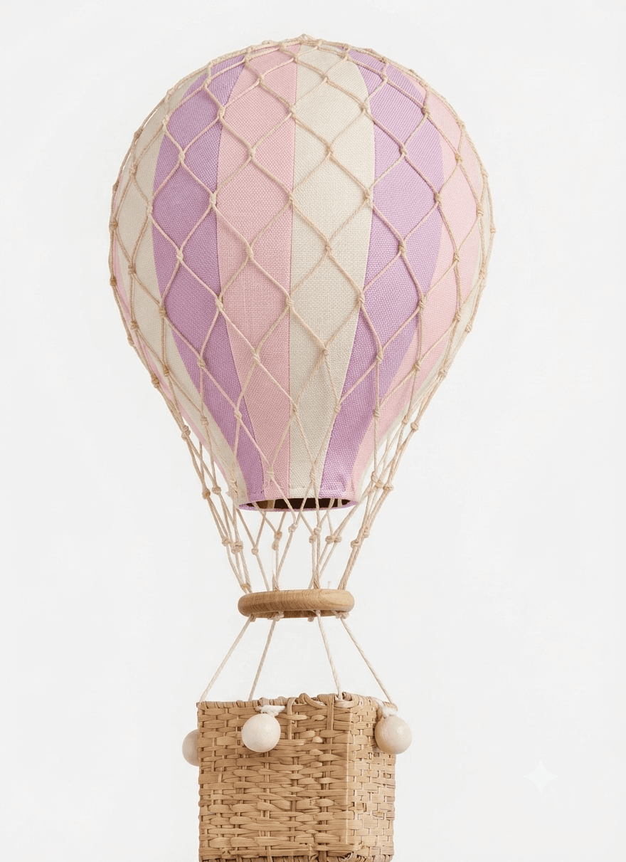 Balão tam G nas cores rosa/rosa bebê e branco