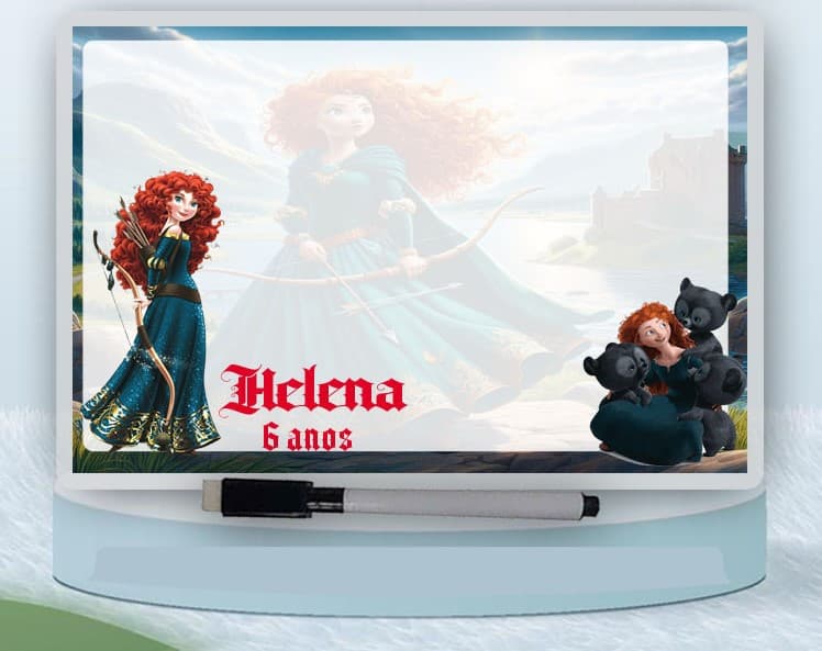 Lousa Magica infantil Personalizada da Valente