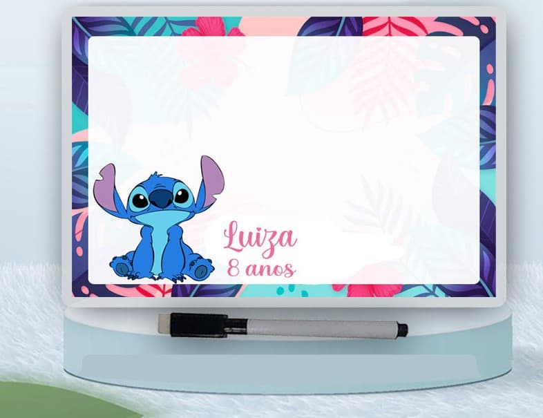Lousa Magica Infantil Personalizada do Stitch