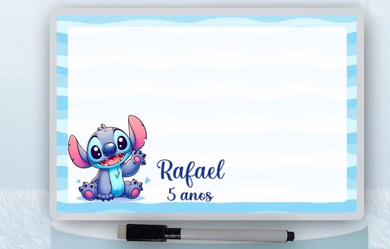 Lousa MagicaI Infantil Personalizada do Sticth