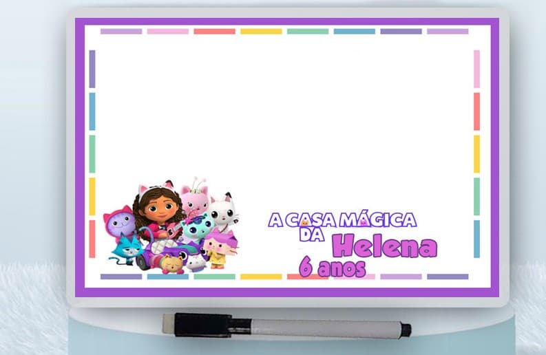 Lousa Magica Infantil Casa Magica da Gabby