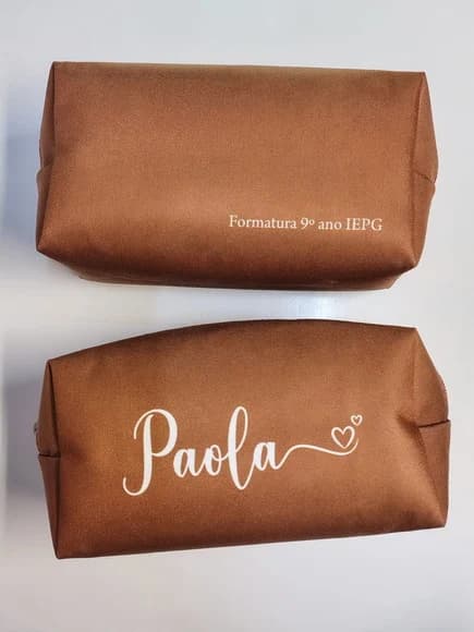 Necessaire Personalizada Terracota Box Média