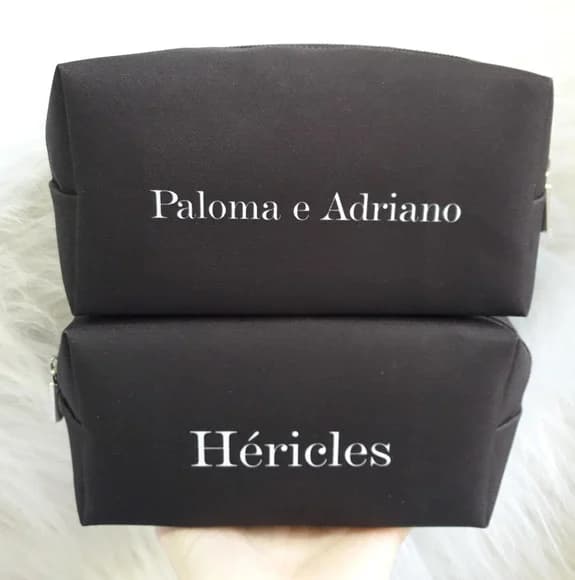 Necessaire Personalizada Preta
