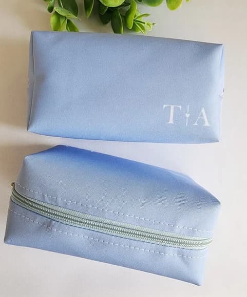 Necessaire Personalizada Azul Serenity