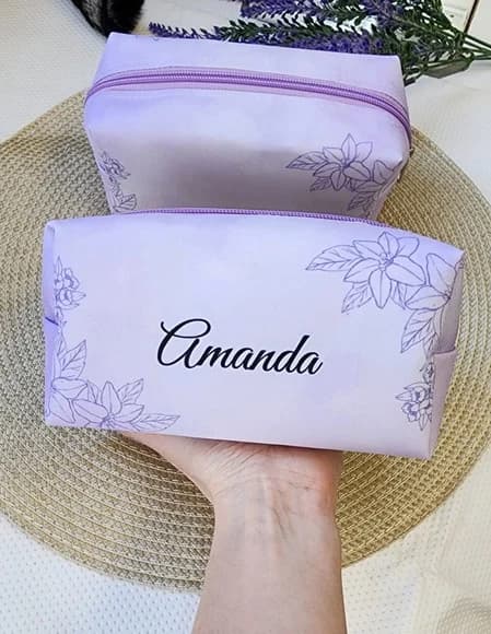 Necessaire Personalizada Lilás