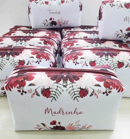 Casamento Necessaire Box Marsala