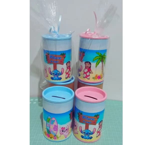 Cofrinhos Stitch Praia