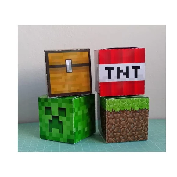 Caixa Cubo Minecraft