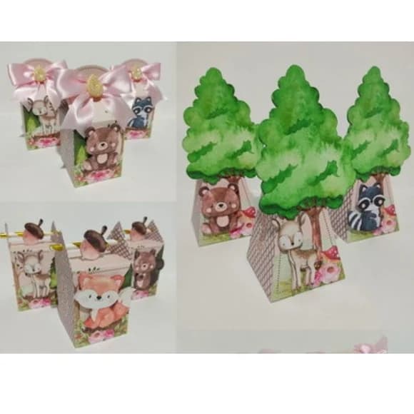 40 Lembrancinhas Bosque Encantado Menina