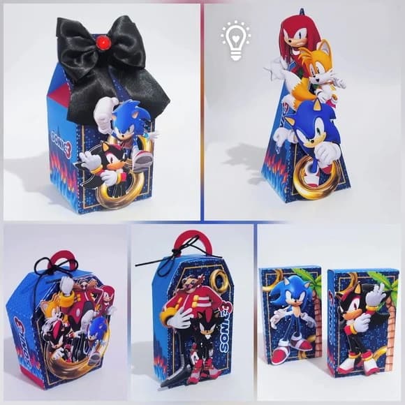 40 Lembrancinhas Sonic