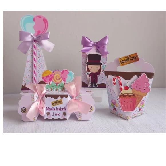 Kit 40 Caixas Fabrica de Chocolate