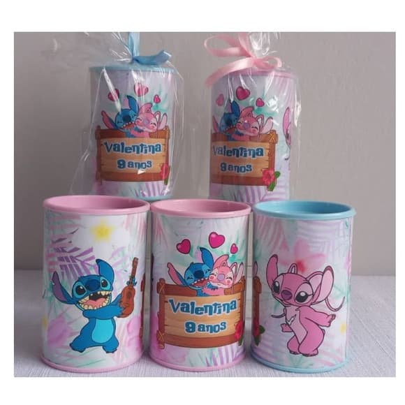 Cofrinhos Stitch e Angel
