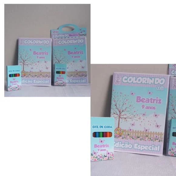 Livrinho para Colorir Jardim das Borboletas