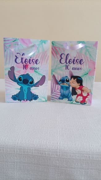Mini Sacolinhas Lilo e Stitch