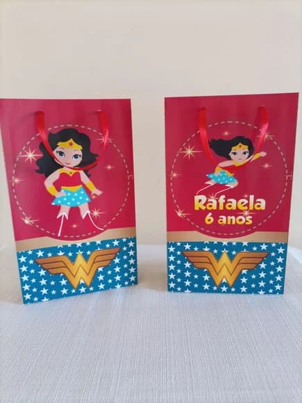 Sacolinha Mulher Maravilha