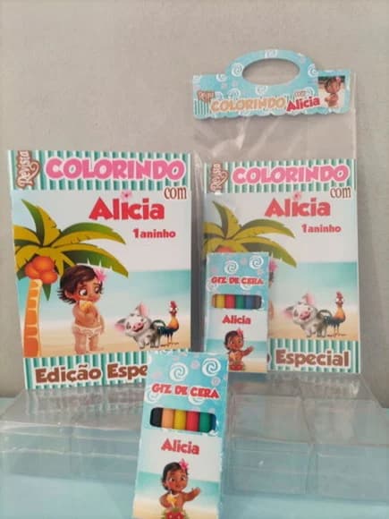 Livro para Colorir Moana Baby