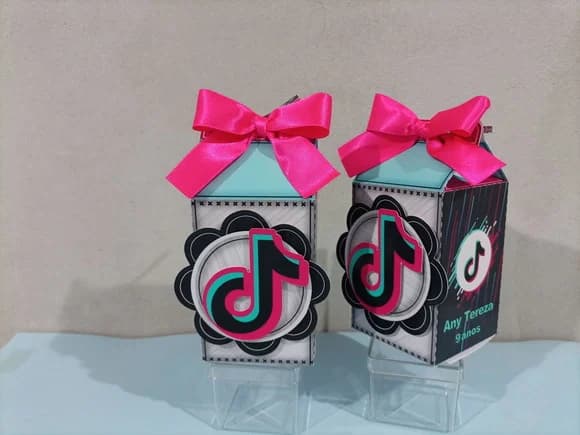 Kit 30caixa Milk Tik Tok Personalizada!