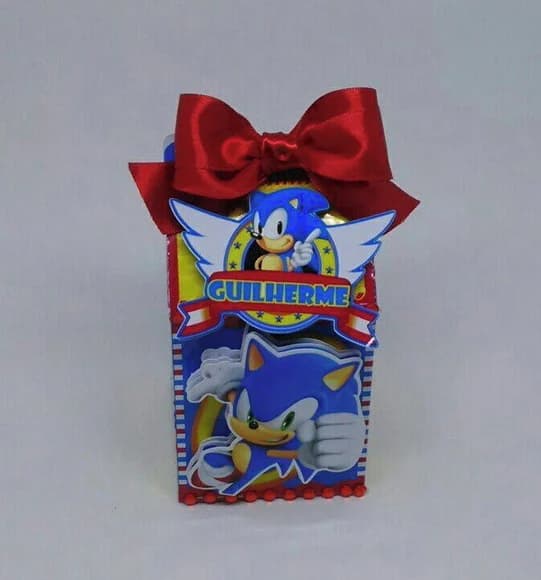 40 Lembrancinhas Sonic