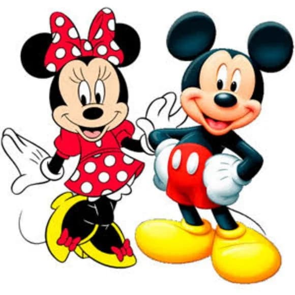 Kit para Colorir Mickey e Minnie com Sacolinha
