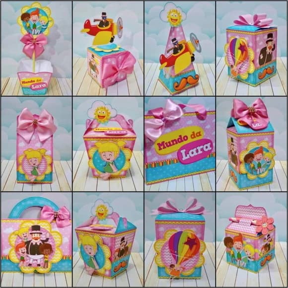 Kit 30 Peças Lembrancinha - Mundo Bita Rosa