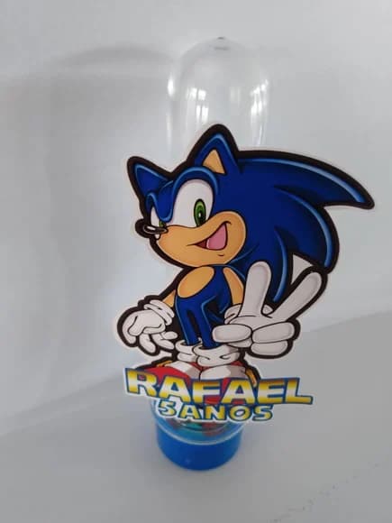 Tubete Personalizado Sonic