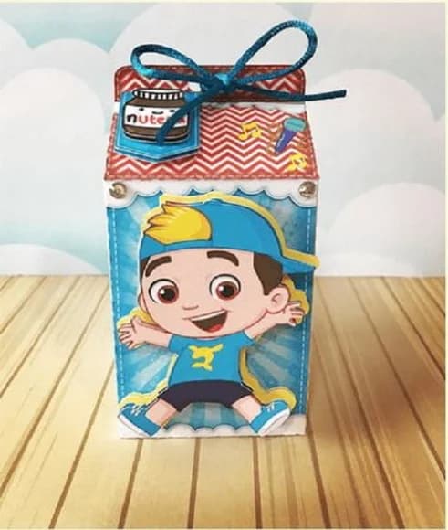 Kit 20 Caixa Milk Personalizada -luccas Neto